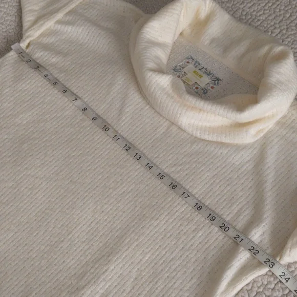 Maeve By Anthropologie Medium Addie Ruffled Hacci Pullover Sweater - Picture 11 of 17